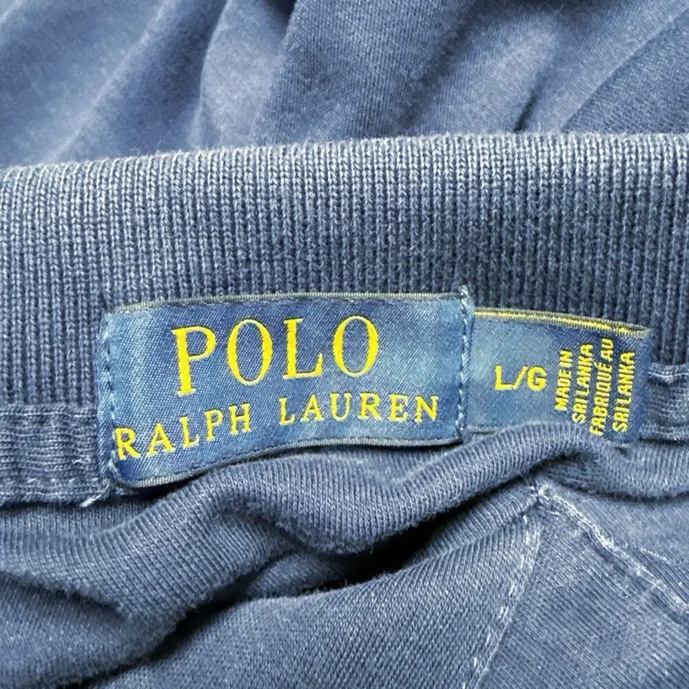 Polo Ralph Lauren Men’s Size Large Navy Polo Shirt Logo Preppy Old Money